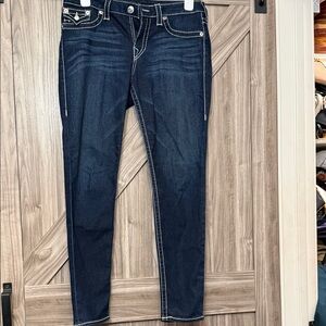 True Religion Dark Indigo Skinny Jeans